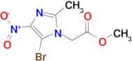 Methyl 2-(5-bromo-2-methyl-4-nitro-1H-imidazol-1-yl)acetate