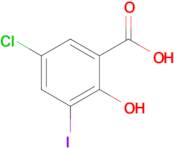 5-Chloro-2-hydroxy-3-iodobenzoic acid