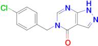 5-[(4-chlorophenyl)methyl]-1H,4H,5H-pyrazolo[3,4-d]pyrimidin-4-one