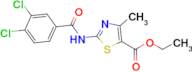 Ethyl 2-(3,4-dichlorobenzamido)-4-methylthiazole-5-carboxylate