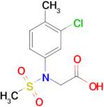 N-(3-chloro-4-methylphenyl)-N-(methylsulfonyl)glycine