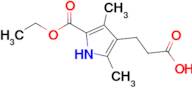 3-(5-(Ethoxycarbonyl)-2,4-dimethyl-1H-pyrrol-3-yl)propanoic acid