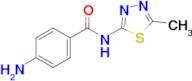 4-Amino-N-(5-methyl-1,3,4-thiadiazol-2-yl)benzamide