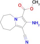 Methyl 2-amino-1-cyano-6,7,8,9-tetrahydro-5H-pyrrolo[1,2-a]azepine-3-carboxylate