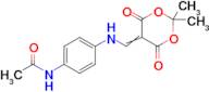 N-(4-(((2,2-dimethyl-4,6-dioxo-1,3-dioxan-5-ylidene)methyl)amino)phenyl)acetamide