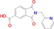 1,3-Dioxo-2-(pyridin-2-ylmethyl)isoindoline-5-carboxylic acid