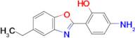 5-Amino-2-(5-ethylbenzo[d]oxazol-2-yl)phenol