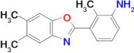 3-(5,6-Dimethylbenzo[d]oxazol-2-yl)-2-methylaniline