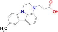 3-(8-Methyl-1,2-dihydro-3H-pyrazino[3,2,1-jk]carbazol-3-yl)propanoic acid