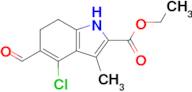 Ethyl 4-chloro-5-formyl-3-methyl-6,7-dihydro-1H-indole-2-carboxylate