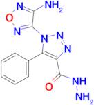 1-(4-Amino-1,2,5-oxadiazol-3-yl)-5-phenyl-1H-1,2,3-triazole-4-carbohydrazide