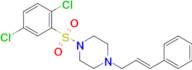 1-Cinnamyl-4-((2,5-dichlorophenyl)sulfonyl)piperazine