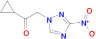 1-Cyclopropyl-2-(3-nitro-1H-1,2,4-triazol-1-yl)ethan-1-one