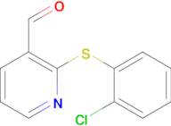 2-((2-Chlorophenyl)thio)nicotinaldehyde