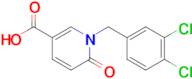 1-(3,4-Dichlorobenzyl)-6-oxo-1,6-dihydropyridine-3-carboxylic acid