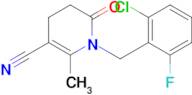 1-(2-Chloro-6-fluorobenzyl)-2-methyl-6-oxo-1,4,5,6-tetrahydropyridine-3-carbonitrile
