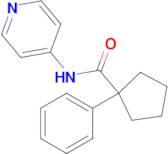 1-phenyl-N-(pyridin-4-yl)cyclopentane-1-carboxamide