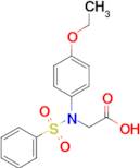 N-(4-ethoxyphenyl)-N-(phenylsulfonyl)glycine