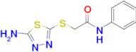 2-((5-Amino-1,3,4-thiadiazol-2-yl)thio)-N-phenylacetamide