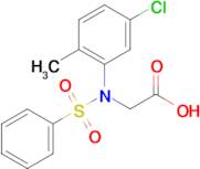 N-(5-chloro-2-methylphenyl)-N-(phenylsulfonyl)glycine