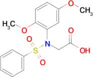 N-(2,5-dimethoxyphenyl)-N-(phenylsulfonyl)glycine