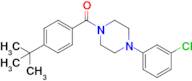 (4-(Tert-butyl)phenyl)(4-(3-chlorophenyl)piperazin-1-yl)methanone