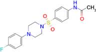 N-(4-((4-(4-fluorophenyl)piperazin-1-yl)sulfonyl)phenyl)acetamide