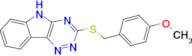 3-((4-Methoxybenzyl)thio)-5H-[1,2,4]triazino[5,6-b]indole