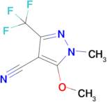 5-Methoxy-1-methyl-3-(trifluoromethyl)-1H-pyrazole-4-carbonitrile