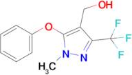 (1-Methyl-5-phenoxy-3-(trifluoromethyl)-1H-pyrazol-4-yl)methanol