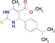 Methyl 4-(4-isopropylphenyl)-6-methyl-2-thioxo-1,2,3,4-tetrahydropyrimidine-5-carboxylate