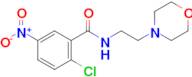 2-Chloro-N-(2-morpholinoethyl)-5-nitrobenzamide