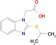 2-(2-(Isopropylthio)-1H-benzo[d]imidazol-1-yl)acetic acid