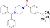 (4-Benzhydrylpiperazin-1-yl)(4-(tert-butyl)phenyl)methanone