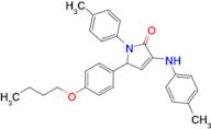 5-(4-Butoxyphenyl)-1-(p-tolyl)-3-(p-tolylamino)-1,5-dihydro-2H-pyrrol-2-one