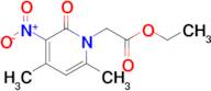 Ethyl 2-(4,6-dimethyl-3-nitro-2-oxopyridin-1(2H)-yl)acetate