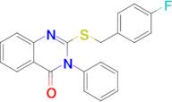 2-((4-Fluorobenzyl)thio)-3-phenylquinazolin-4(3H)-one