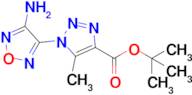 Tert-butyl 1-(4-amino-1,2,5-oxadiazol-3-yl)-5-methyl-1H-1,2,3-triazole-4-carboxylate