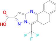 7-(Trifluoromethyl)-5,6-dihydrobenzo[h]pyrazolo[5,1-b]quinazoline-10-carboxylic acid