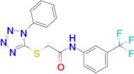 2-((1-Phenyl-1H-tetrazol-5-yl)thio)-N-(3-(trifluoromethyl)phenyl)acetamide