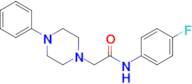 N-(4-fluorophenyl)-2-(4-phenylpiperazin-1-yl)acetamide