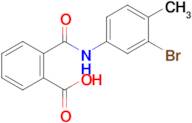 2-((3-Bromo-4-methylphenyl)carbamoyl)benzoic acid