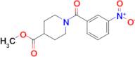 Methyl 1-(3-nitrobenzoyl)piperidine-4-carboxylate