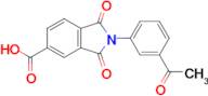 2-(3-Acetylphenyl)-1,3-dioxoisoindoline-5-carboxylic acid