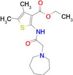 Ethyl 2-(2-(azepan-1-yl)acetamido)-4,5-dimethylthiophene-3-carboxylate