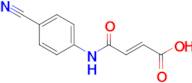 (E)-4-((4-cyanophenyl)amino)-4-oxobut-2-enoic acid