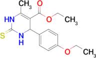 Ethyl 4-(4-ethoxyphenyl)-6-methyl-2-thioxo-1,2,3,4-tetrahydropyrimidine-5-carboxylate