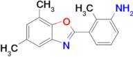3-(5,7-Dimethylbenzo[d]oxazol-2-yl)-2-methylaniline