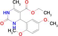 Ethyl 4-(2,5-dimethoxyphenyl)-6-methyl-2-oxo-1,2,3,4-tetrahydropyrimidine-5-carboxylate