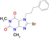 8-Bromo-1,3-dimethyl-7-(3-phenylpropyl)-3,7-dihydro-1H-purine-2,6-dione